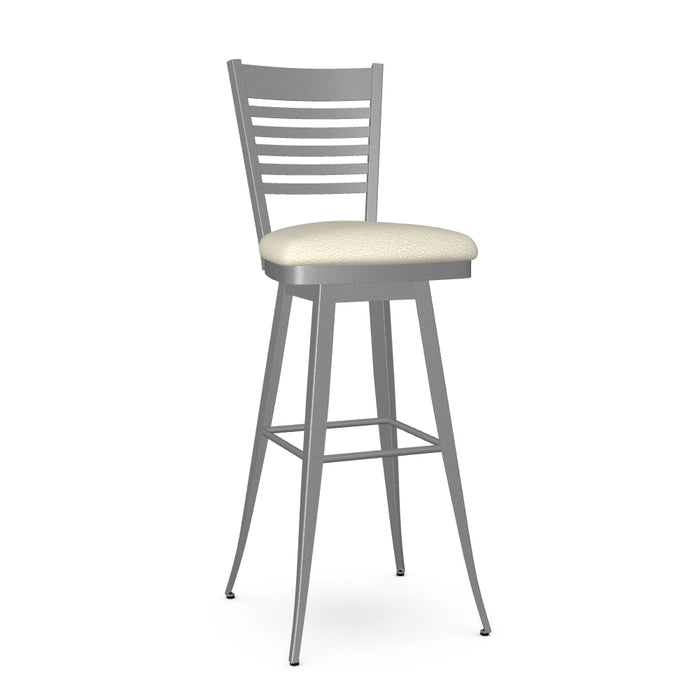 Edwin Swivel Spectator Stool - Upholstered