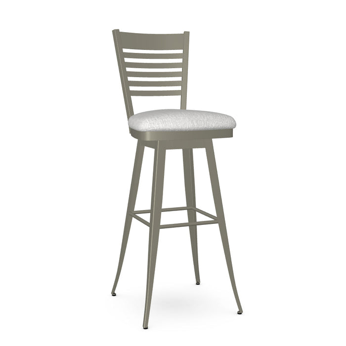 Edwin Swivel Spectator Stool - Upholstered