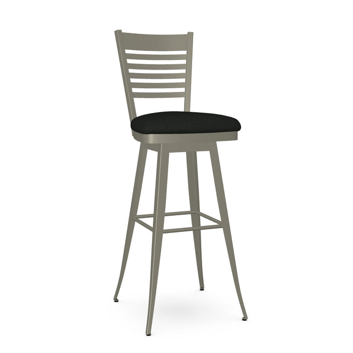 Edwin Swivel Spectator Stool - Upholstered