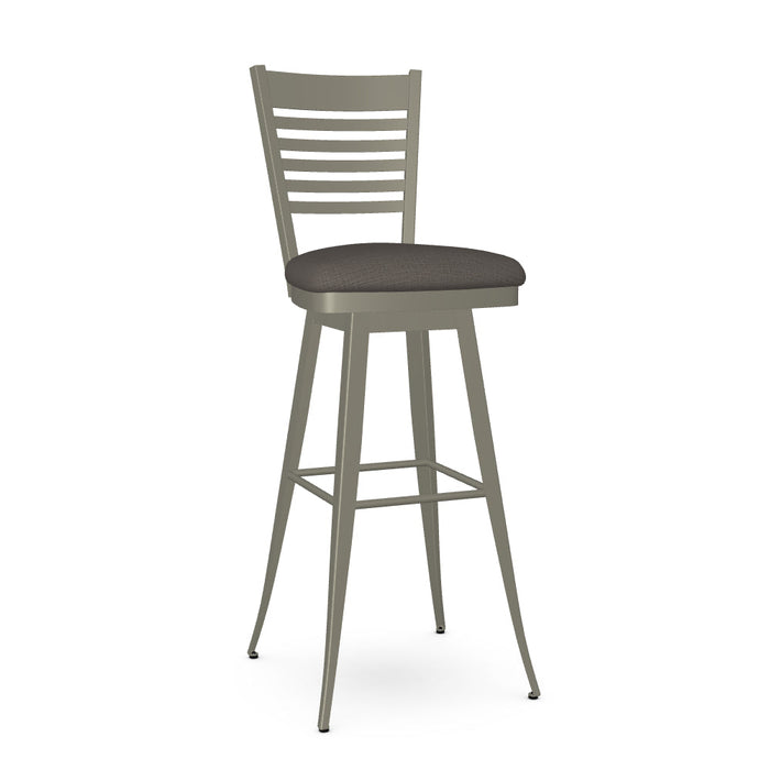 Edwin Swivel Spectator Stool - Upholstered