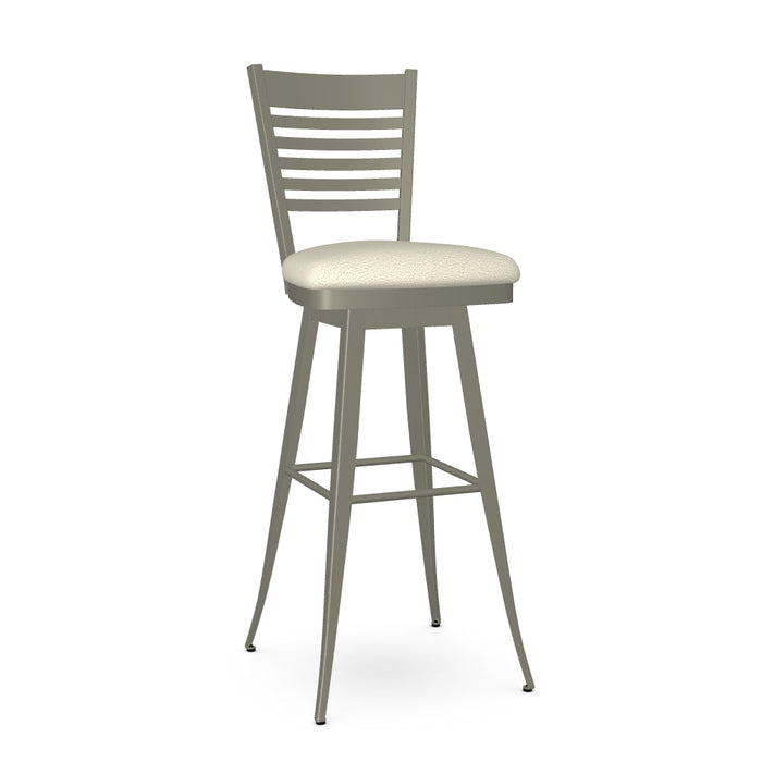 Edwin Swivel Spectator Stool - Upholstered