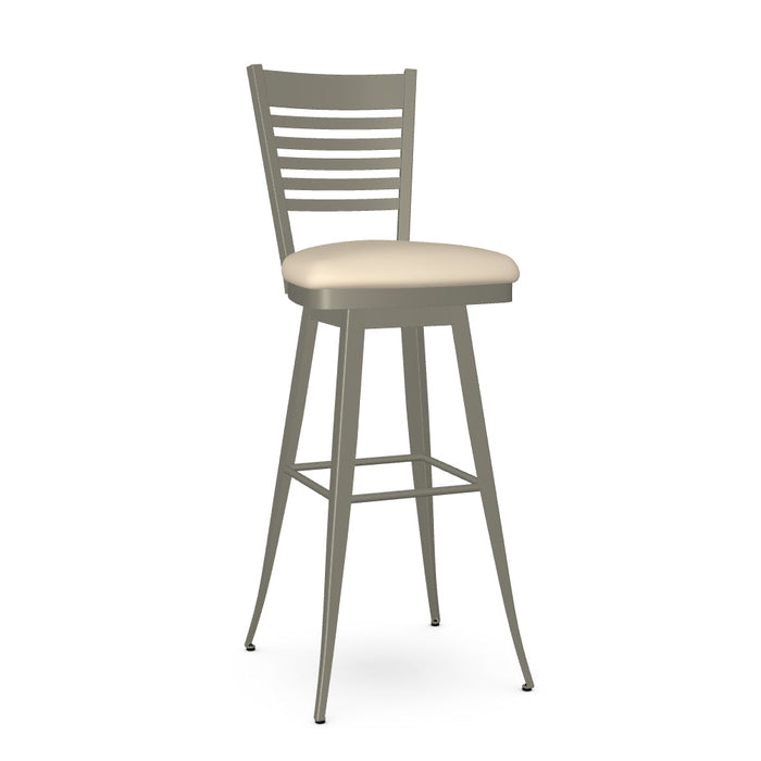 Edwin Swivel Spectator Stool - Upholstered