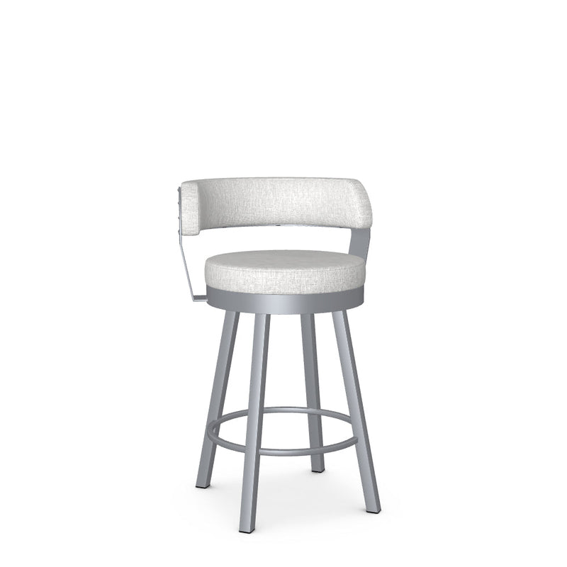 Russell Swivel Counter Stool -Upholstered