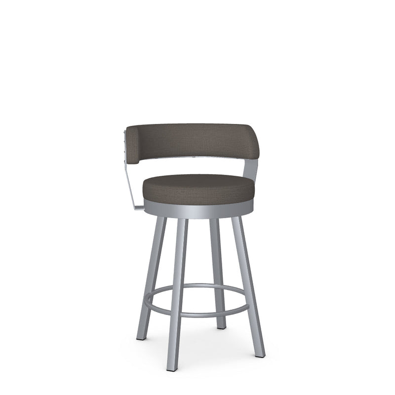 Russell Swivel Counter Stool -Upholstered