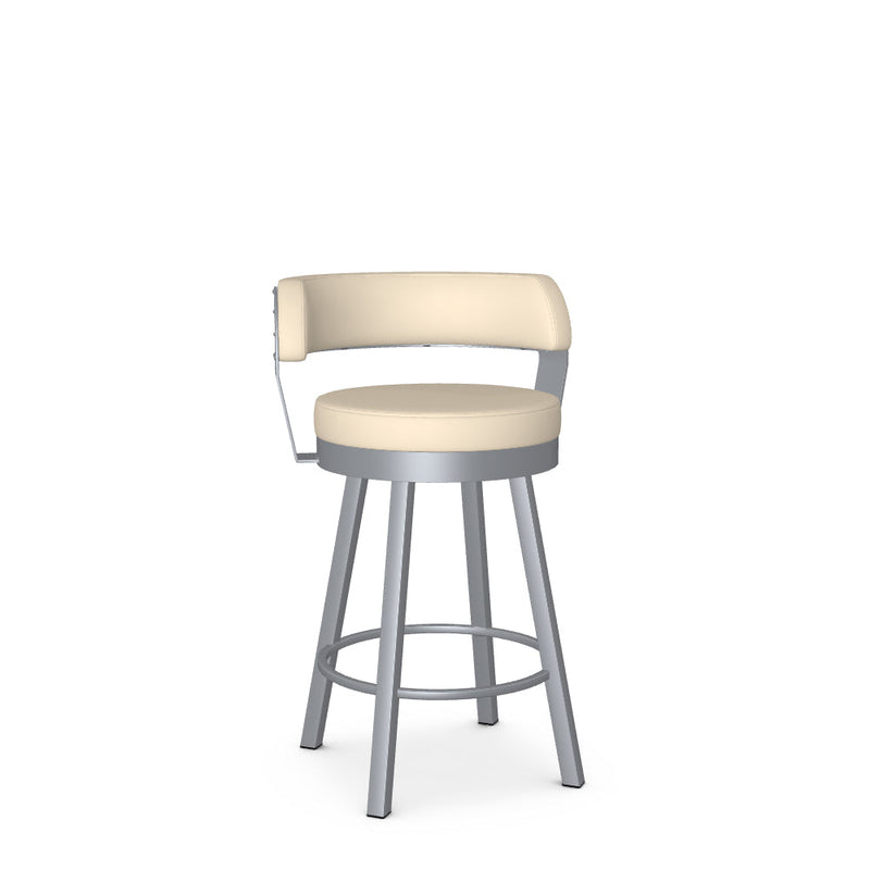 Russell Swivel Counter Stool -Upholstered