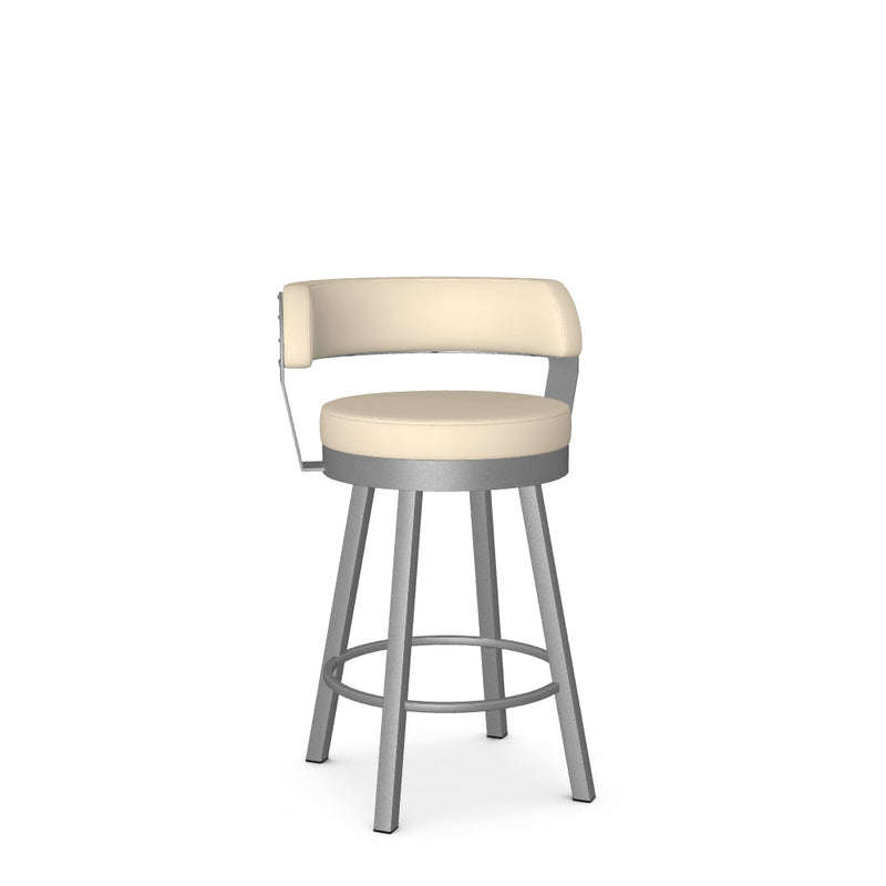 Russell Swivel Counter Stool -Upholstered