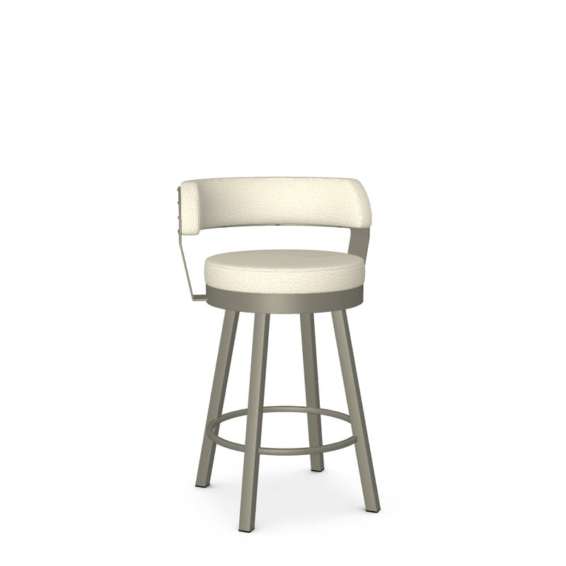 Russell Swivel Counter Stool -Upholstered