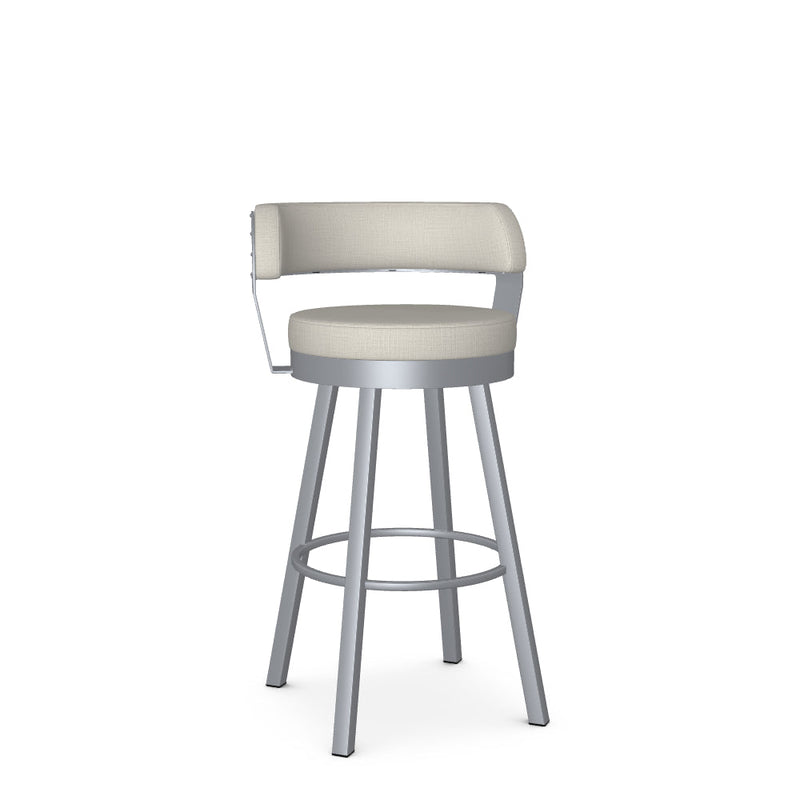 Russell Swivel Bar Stool -Upholstered