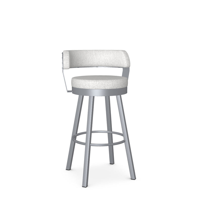 Russell Swivel Bar Stool -Upholstered