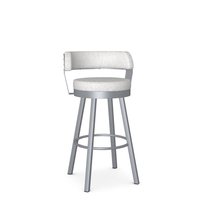 Russell Swivel Bar Stool -Upholstered