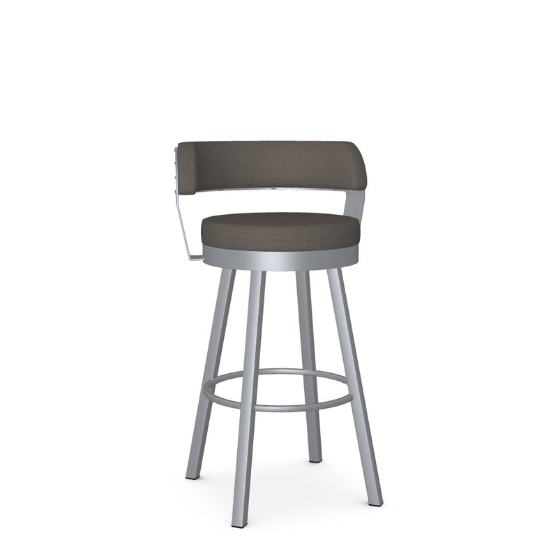 Russell Swivel Bar Stool -Upholstered