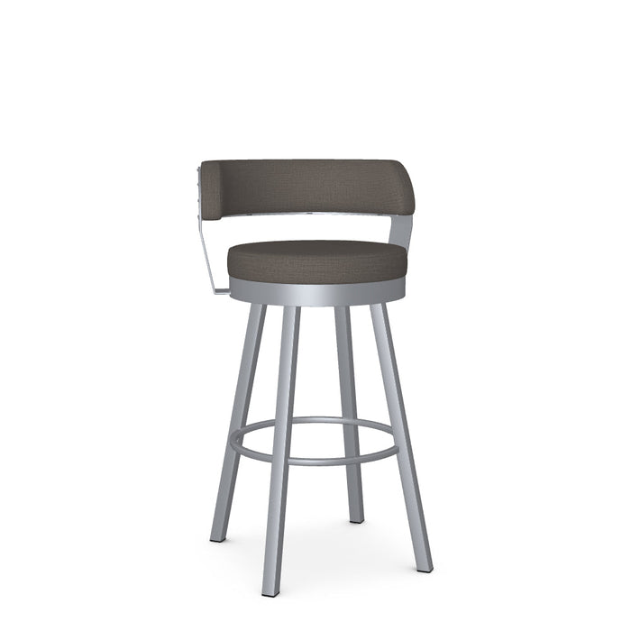 Russell Swivel Bar Stool -Upholstered