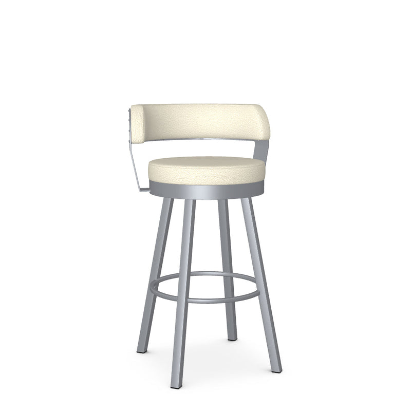 Russell Swivel Bar Stool -Upholstered