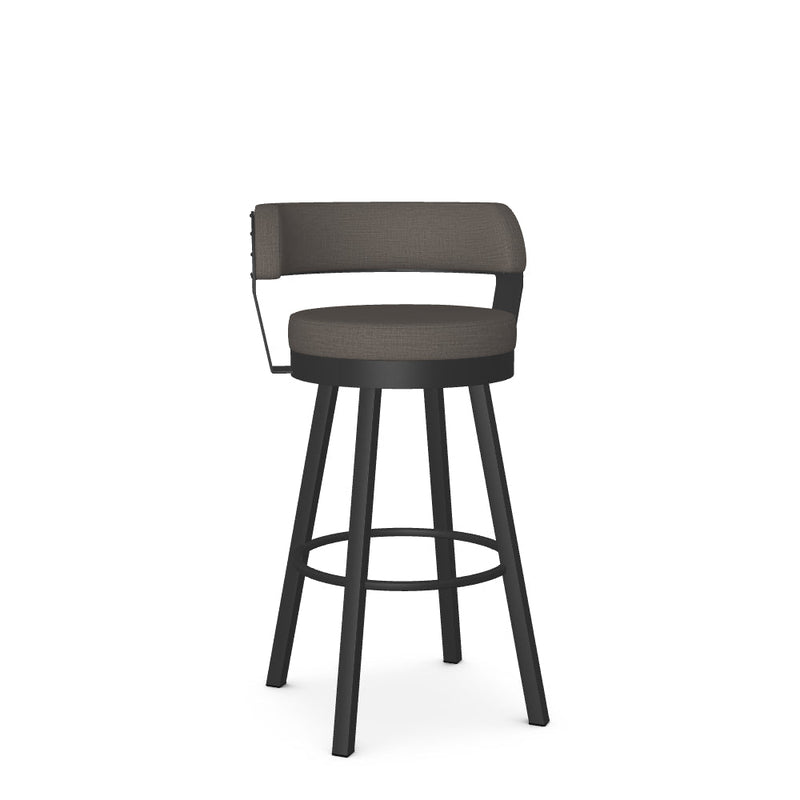 Russell Swivel Bar Stool -Upholstered