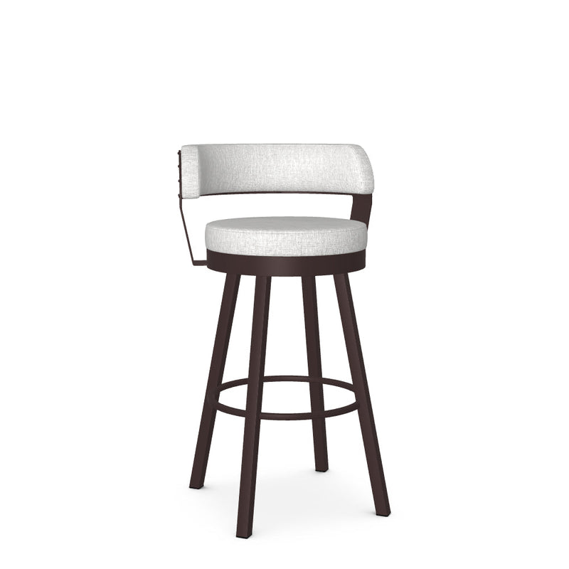 Russell Swivel Bar Stool -Upholstered