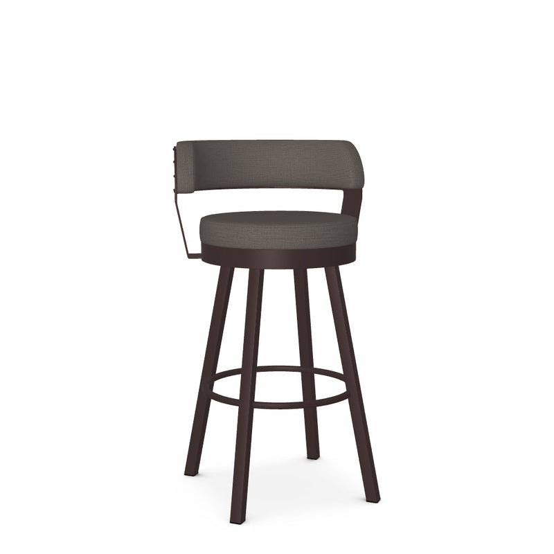 Russell Swivel Bar Stool -Upholstered
