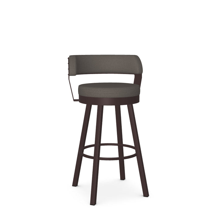 Russell Swivel Bar Stool -Upholstered