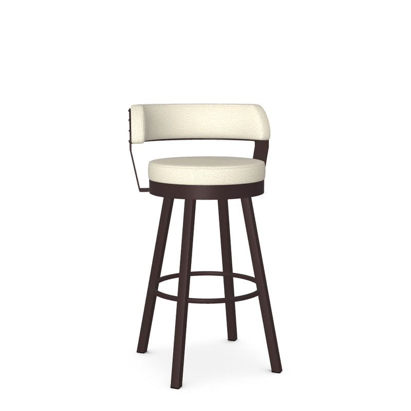 Russell Swivel Bar Stool -Upholstered