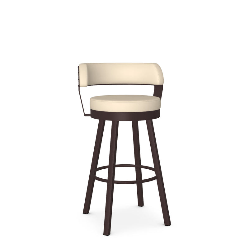 Russell Swivel Bar Stool -Upholstered