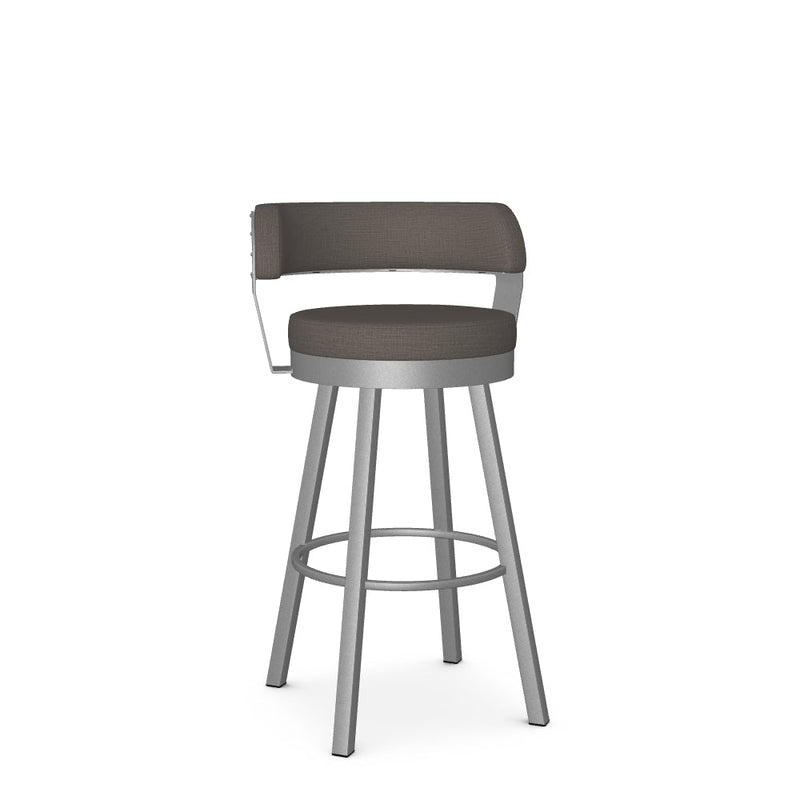 Russell Swivel Bar Stool -Upholstered