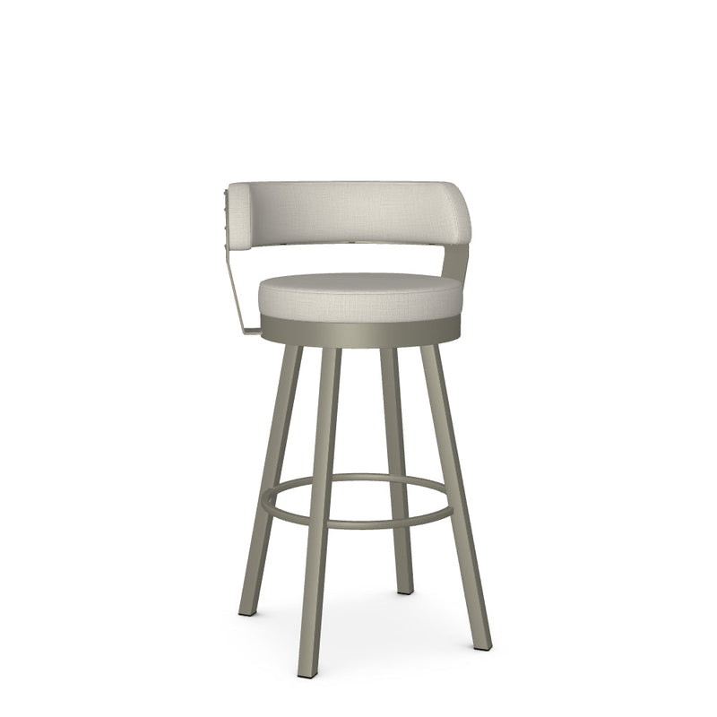 Russell Swivel Bar Stool -Upholstered
