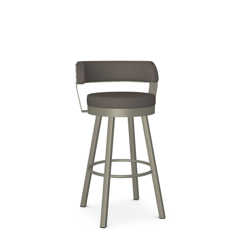 Russell Swivel Bar Stool -Upholstered