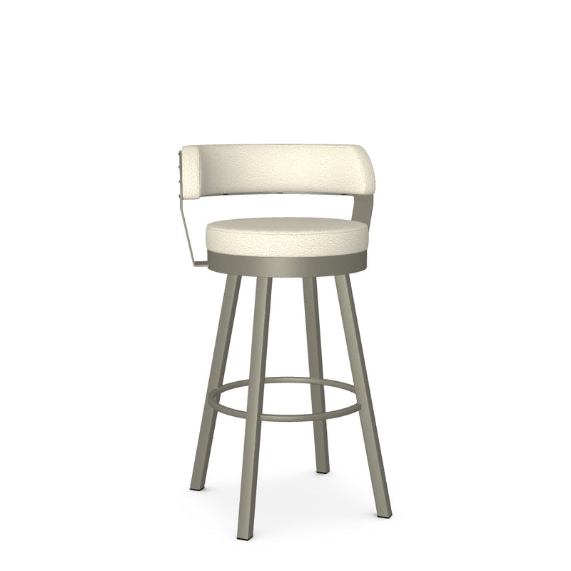 Russell Swivel Bar Stool -Upholstered