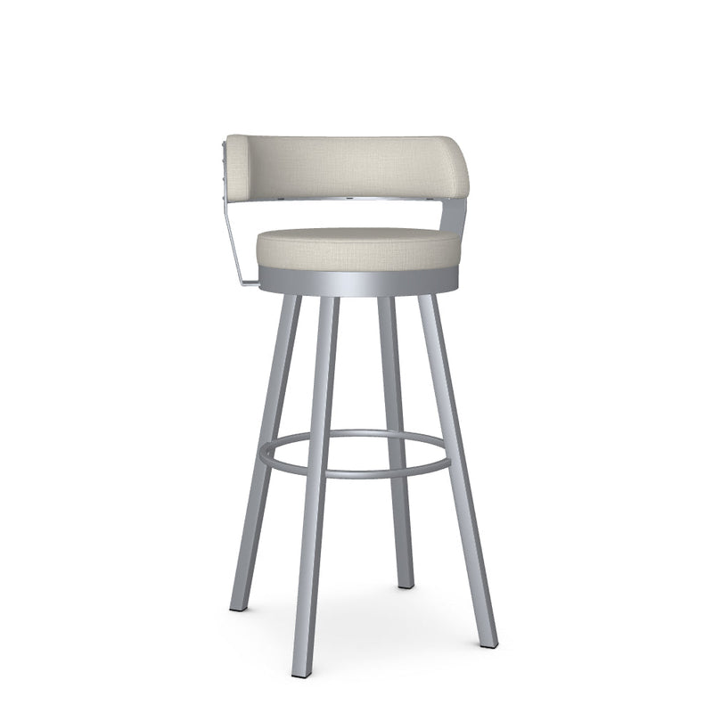 Russell Swivel Spectator Stool -Upholstered