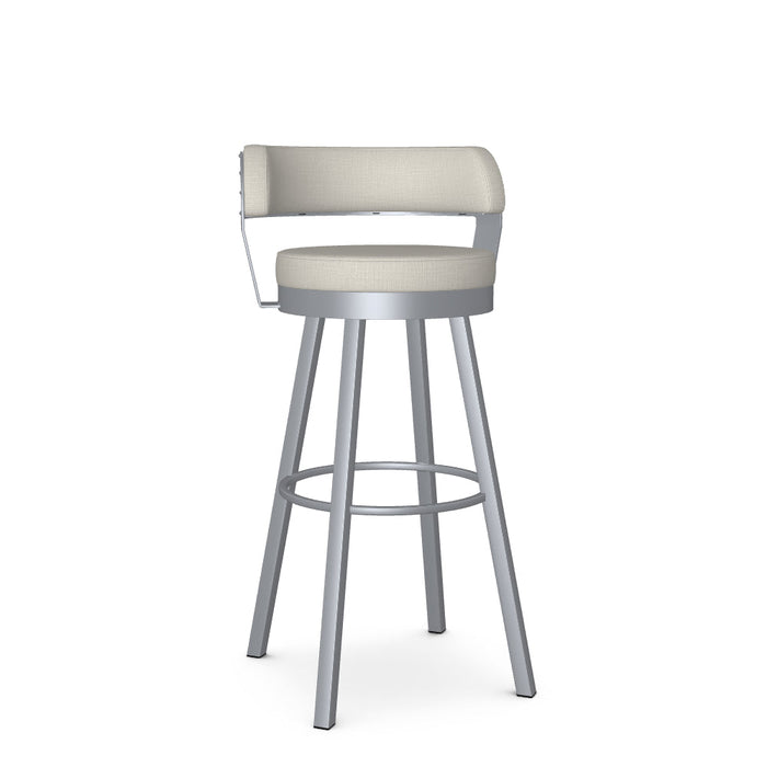 Russell Swivel Spectator Stool -Upholstered