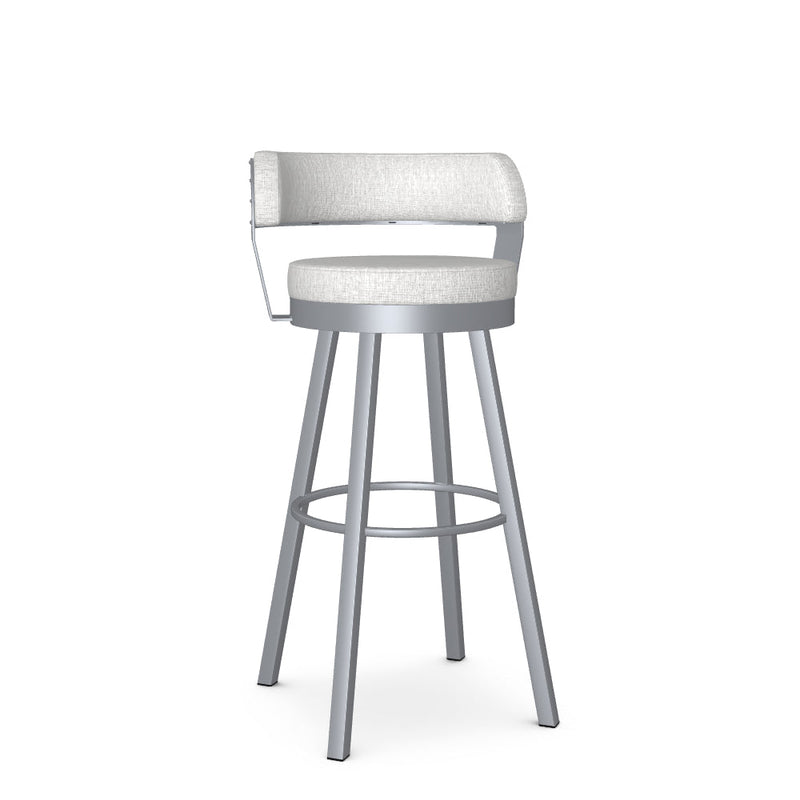 Russell Swivel Spectator Stool -Upholstered