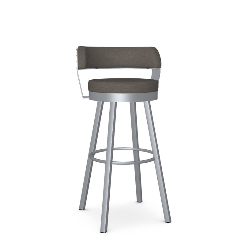 Russell Swivel Spectator Stool -Upholstered