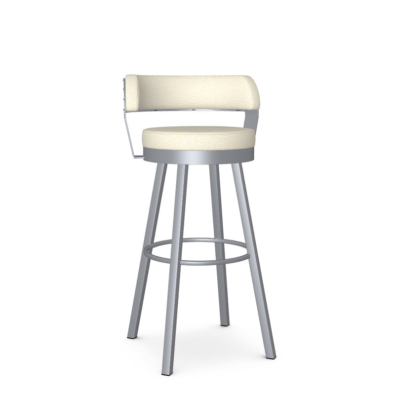 Russell Swivel Spectator Stool -Upholstered