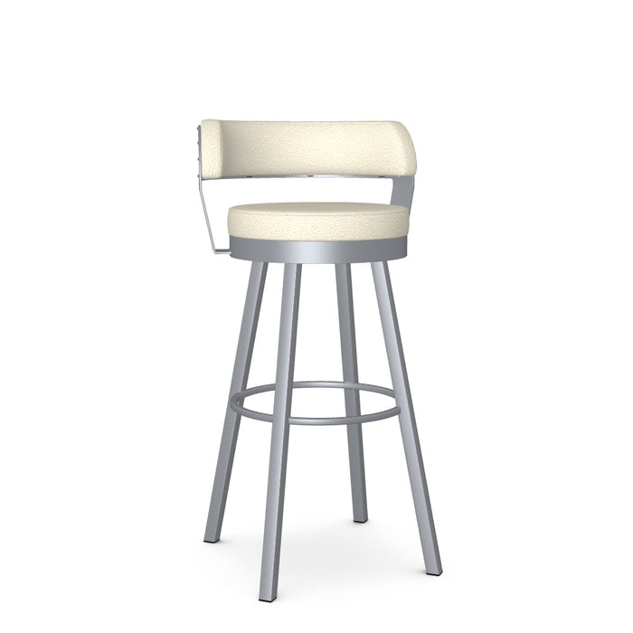 Russell Swivel Spectator Stool -Upholstered
