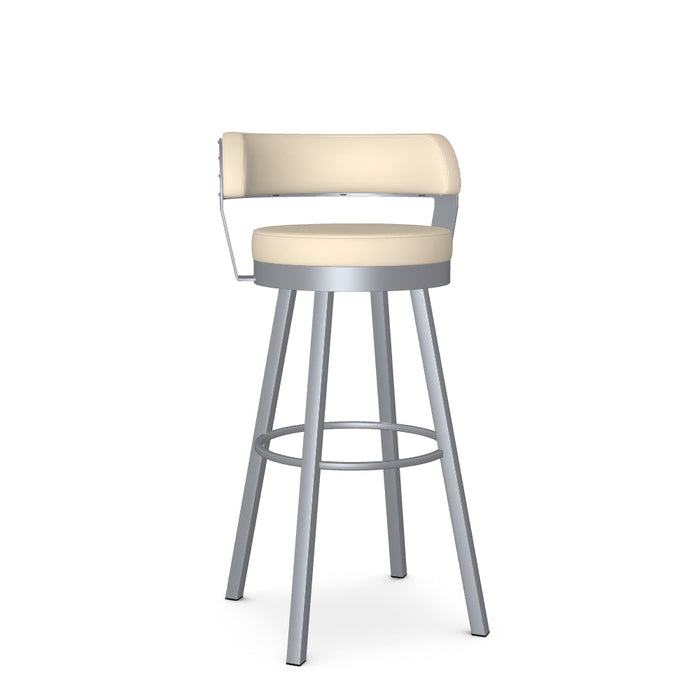 Russell Swivel Spectator Stool -Upholstered