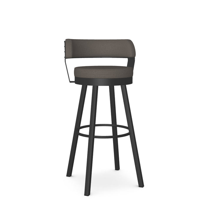 Russell Swivel Spectator Stool -Upholstered