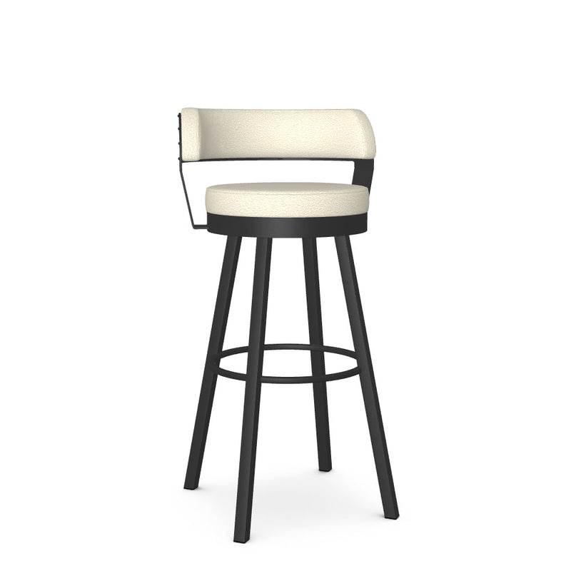 Russell Swivel Spectator Stool -Upholstered