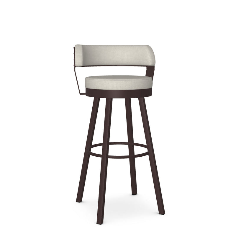 Russell Swivel Spectator Stool -Upholstered