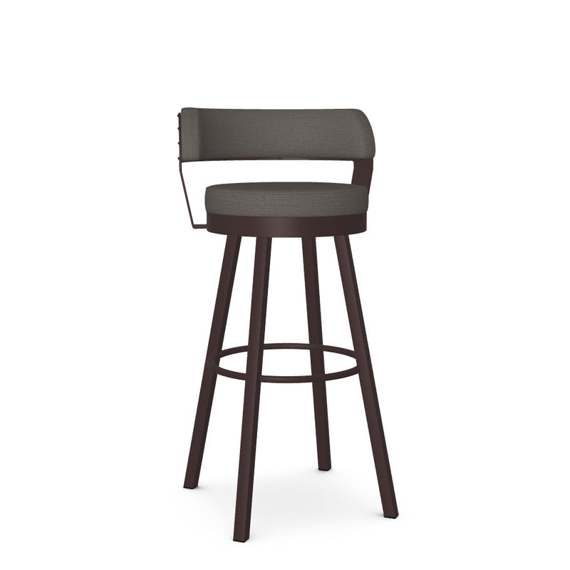 Russell Swivel Spectator Stool -Upholstered