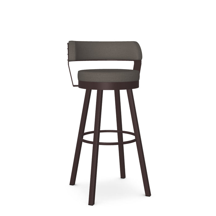 Russell Swivel Spectator Stool -Upholstered