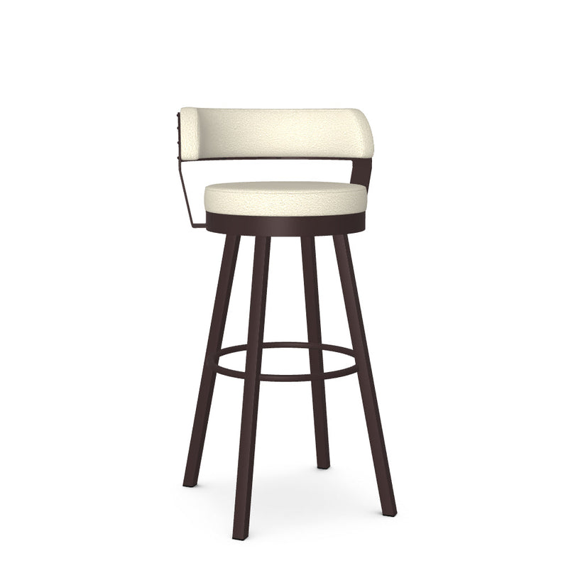 Russell Swivel Spectator Stool -Upholstered