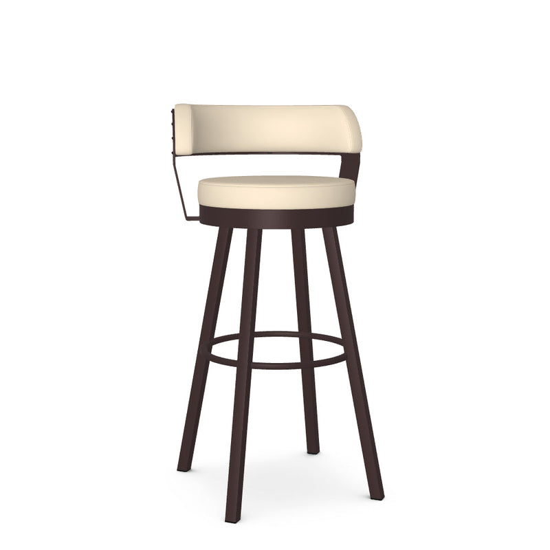 Russell Swivel Spectator Stool -Upholstered