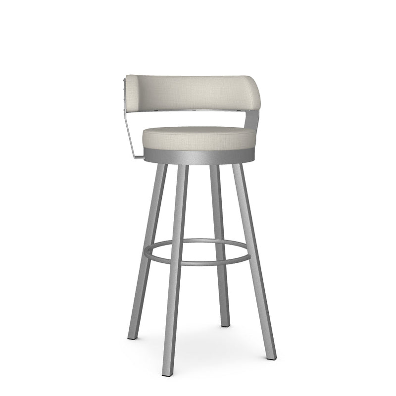 Russell Swivel Spectator Stool -Upholstered