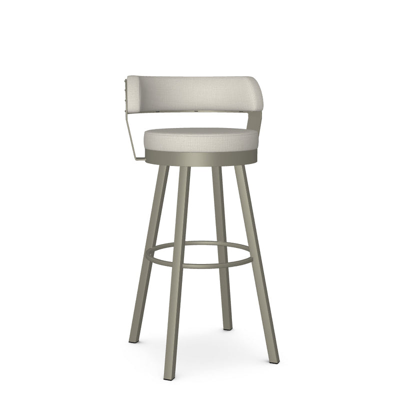 Russell Swivel Spectator Stool -Upholstered