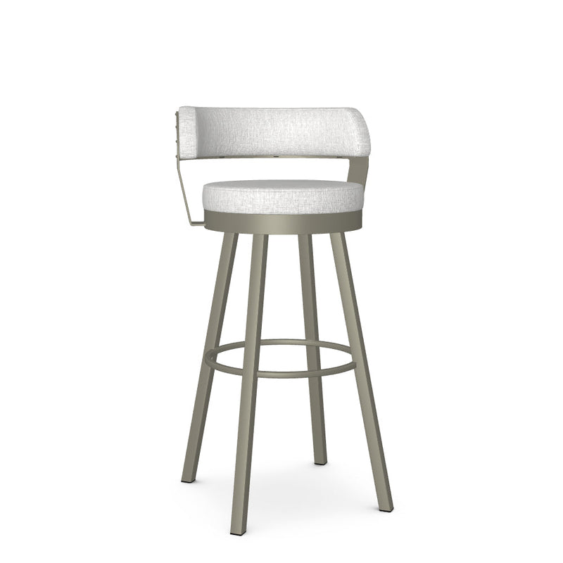 Russell Swivel Spectator Stool -Upholstered