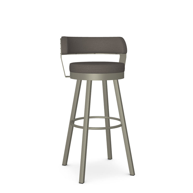 Russell Swivel Spectator Stool -Upholstered
