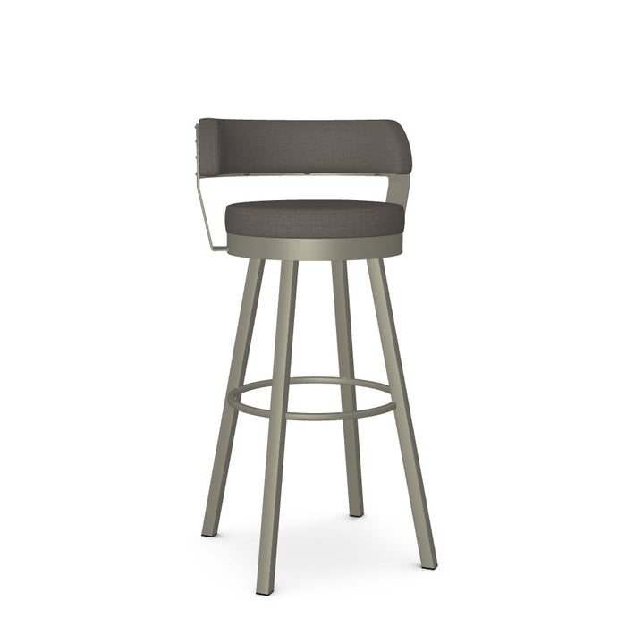 Russell Swivel Spectator Stool -Upholstered