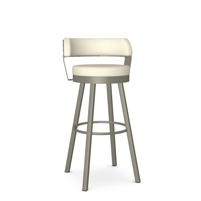 Russell Swivel Spectator Stool -Upholstered
