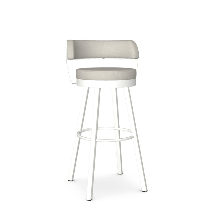 Russell Swivel Spectator Stool -Upholstered