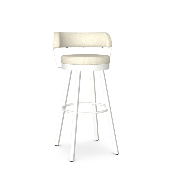Russell Swivel Spectator Stool -Upholstered
