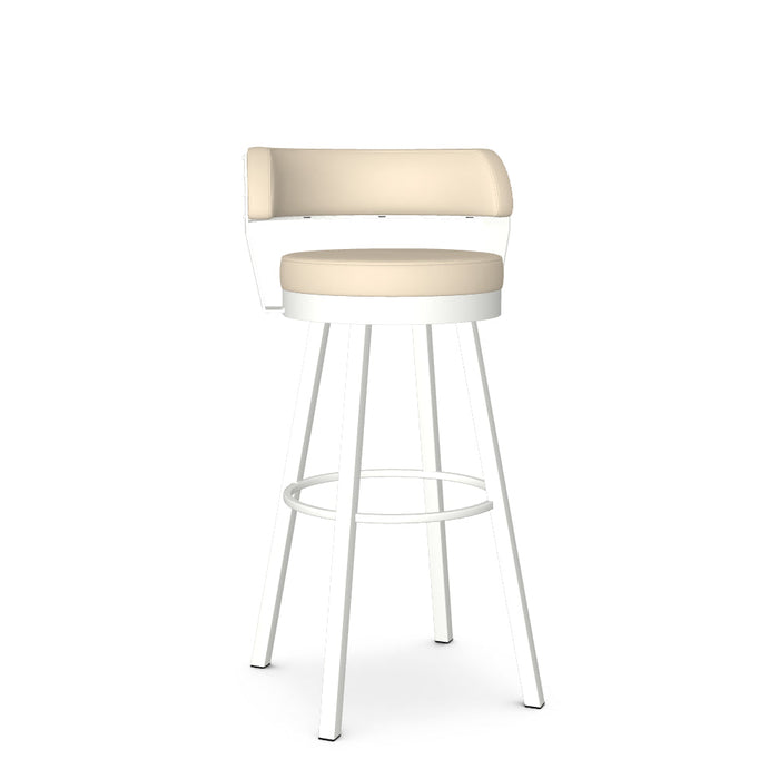 Russell Swivel Spectator Stool -Upholstered